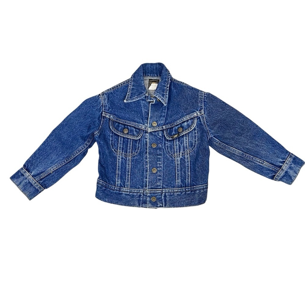 Vintage Kids Lee Denim Jean Jacket Size 7